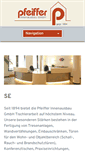 Mobile Screenshot of pfeiffer-innenausbau.de